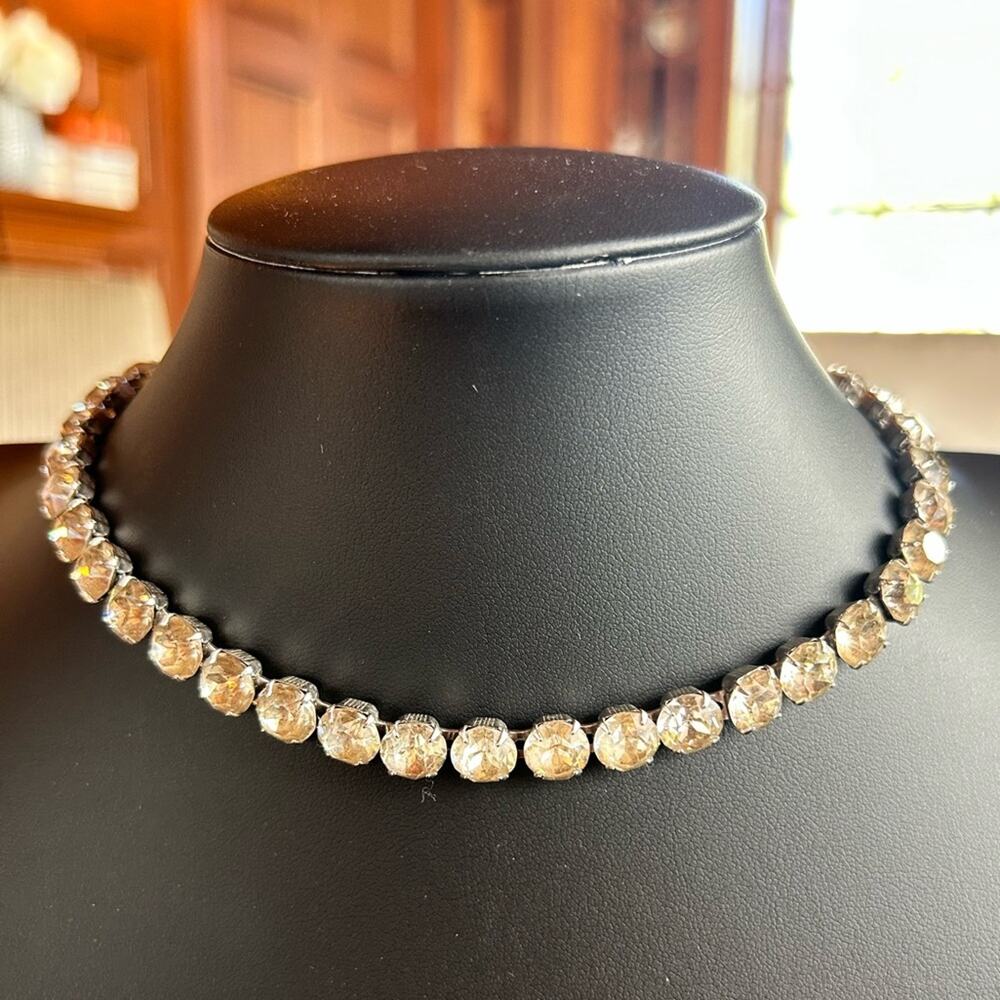 E03 Eisenberg Crystal Necklace.  Gorgeous!!! 14-16”